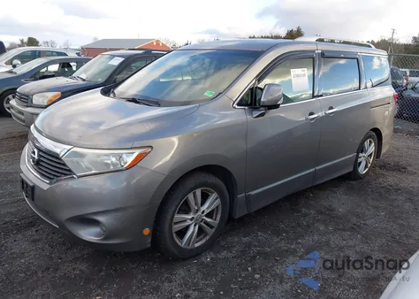 2012 Nissan Quest Le из США, поврежденный, VIN JN8AE2KP7C9043010
